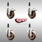 Service Caster 4 Inch 316SS High Temp Glass Filled Nylon 3/4 Inch Stem Caster Lck Brake, 2PK SCC-SS316TTLEX20S414-GFNSHT-2-S-2-34 - alternate 3